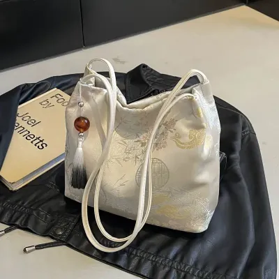 Embroidery Casual Tote Bag